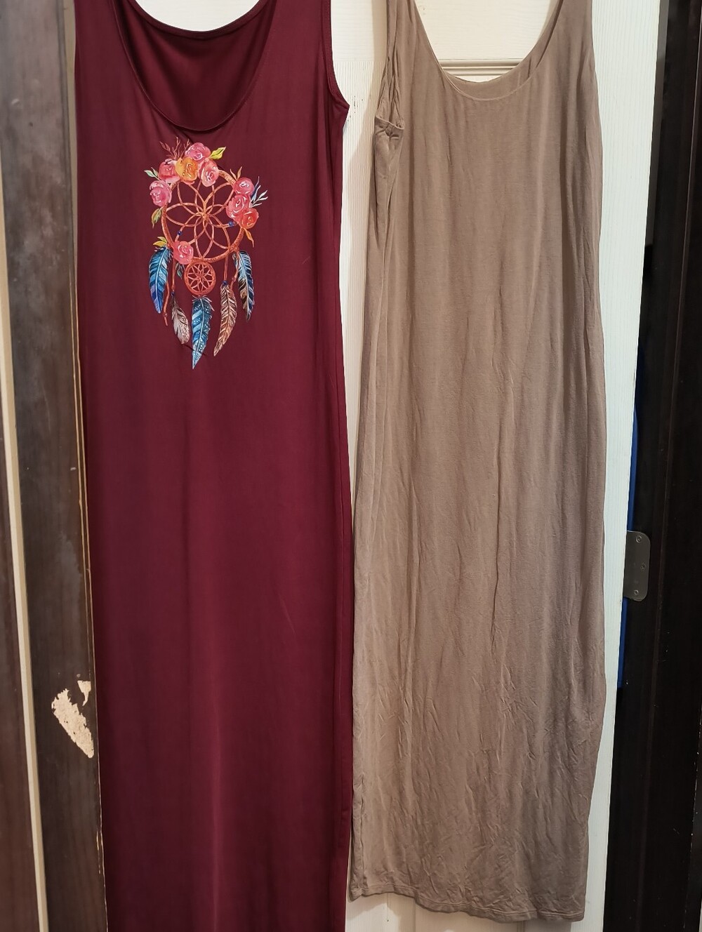Lot of 2 Sleeveless.Midi/Maxi Polyester Maxi Summer Dresses Large